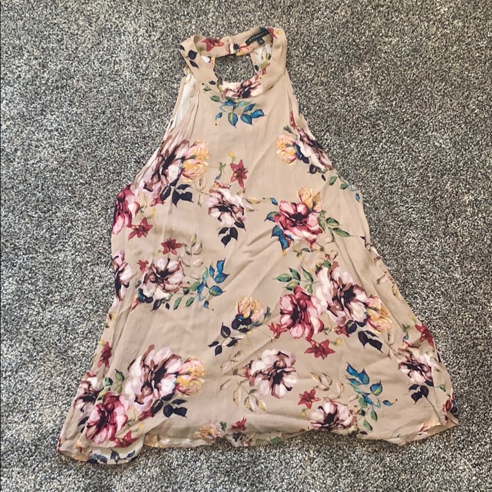 Floral flowy tank top
